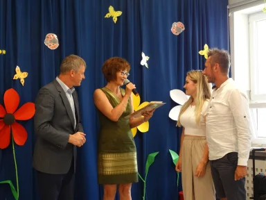 POŻEGNANIE DZIECI Z GRUPY III i II.. Zdjęcie nr 56